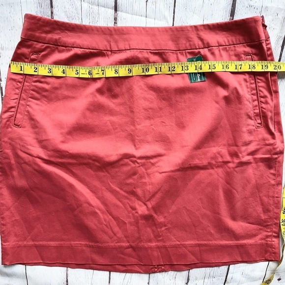 NWT Women’s 16P LL Bean Washed Chino Favorite Fit Skirt - Picture 5 of 7